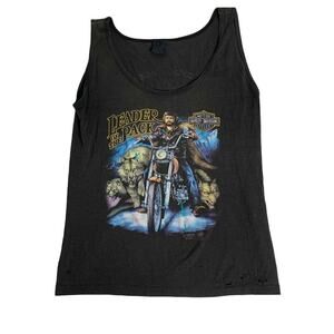 3D Emblem Harley Davidson Tank Top